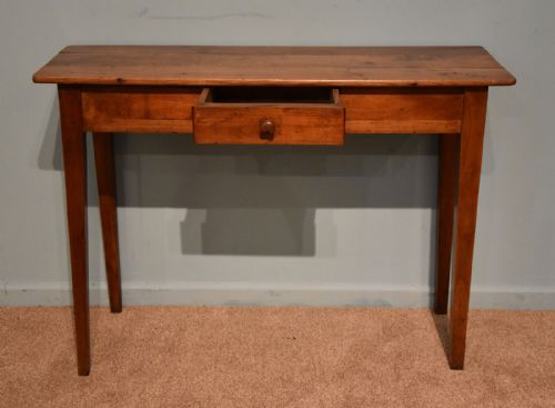 CHERRY MID NINETEENTH CENTURY ONE DRAWER SIDE TABLE - ADDITIONAL PHOTO 3