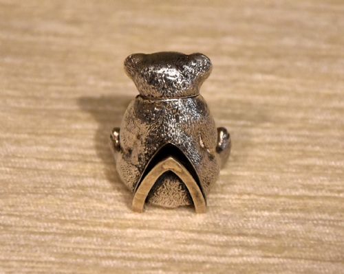SILVER TEDDY BEAR MENUNAME HOLDERS - ADDITIONAL PHOTO 1