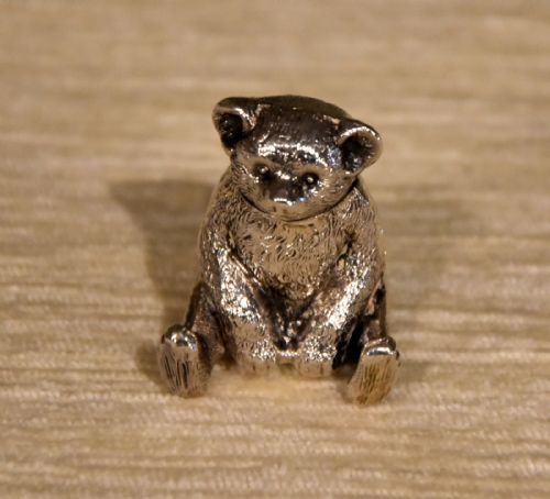 SILVER TEDDY BEAR MENUNAME HOLDERS - ADDITIONAL PHOTO 2