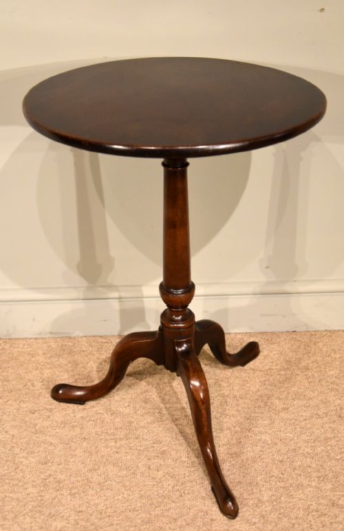GEORGE III MAHOGANY LAMP WINE TABLE - ADDITIONAL PHOTO 2