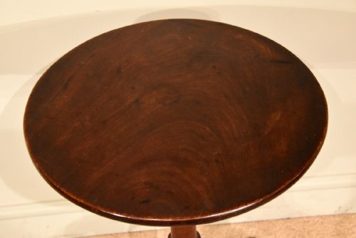 GEORGE III MAHOGANY LAMP WINE TABLE - ADDITIONAL PHOTO 3