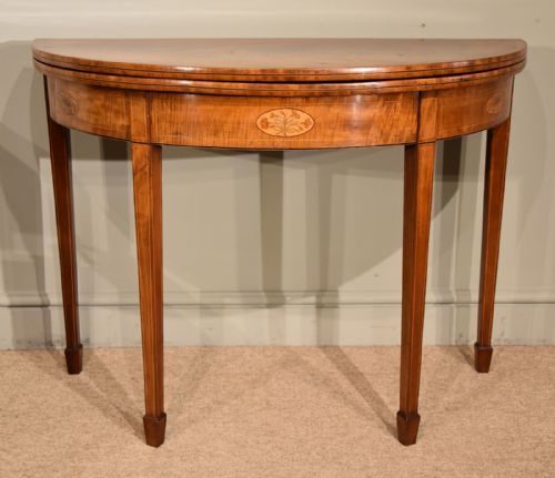 GEORGE III MAHOGANY TEA TABLE - ADDITIONAL PHOTO 1