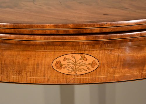 GEORGE III MAHOGANY TEA TABLE - ADDITIONAL PHOTO 2