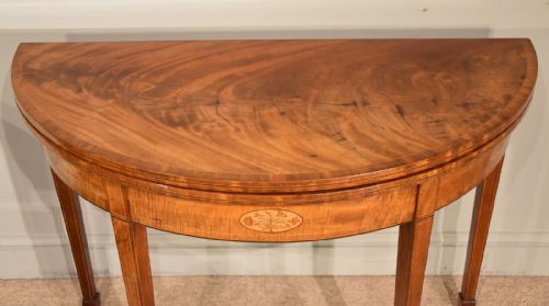 GEORGE III MAHOGANY TEA TABLE - ADDITIONAL PHOTO 3