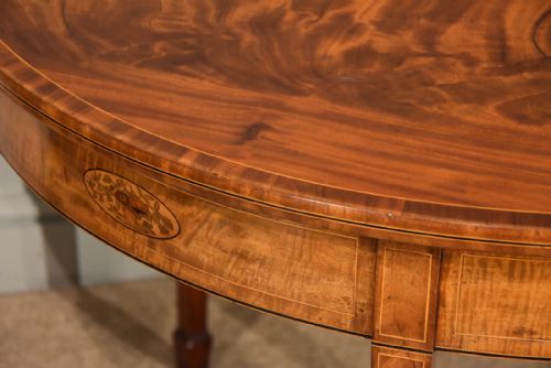 GEORGE III MAHOGANY TEA TABLE - ADDITIONAL PHOTO 6