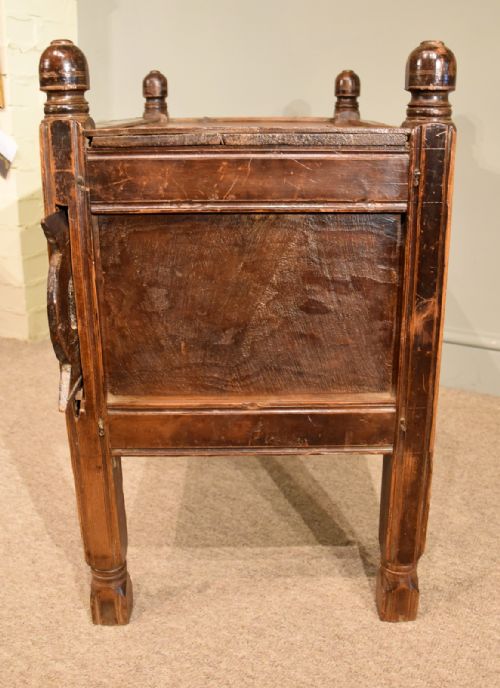 19TH CENTURY DOWRY CHEST CUPBOARD - ADDITIONAL PHOTO 7