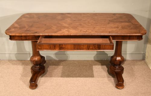 19TH CENTURY ROSEWOOD WRITING TABLE - ADDITIONAL PHOTO 4