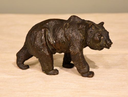 EARLY 20TH CENTURY BRONZE BEAR - ADDITIONAL PHOTO 1