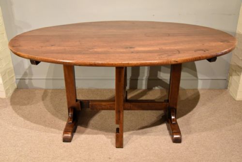 FRENCH WALNUT DINING VENDANGE TABLE - ADDITIONAL PHOTO 1