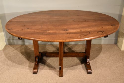 FRENCH WALNUT DINING VENDANGE TABLE - ADDITIONAL PHOTO 2