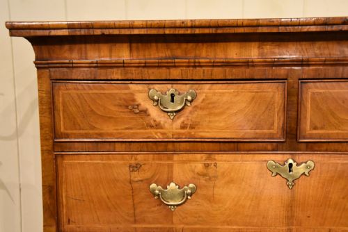 GEORGE III WALNUT CHEST ON STAND - ADDITIONAL PHOTO 2