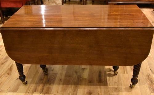 REGENCY CONCERTINA ACTION DINING TABLE - ADDITIONAL PHOTO 4