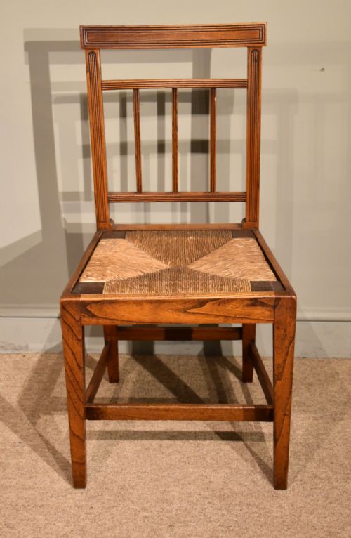 GEORGE III ELM COUNTRY DINING CHAIRS - ADDITIONAL PHOTO 1