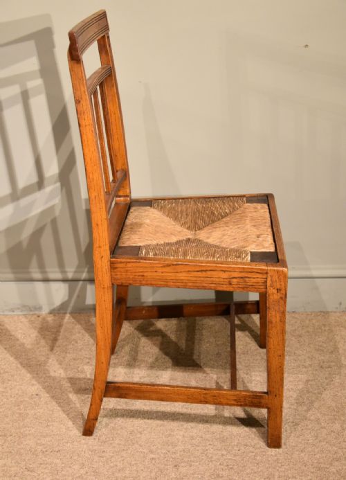 GEORGE III ELM COUNTRY DINING CHAIRS - ADDITIONAL PHOTO 3