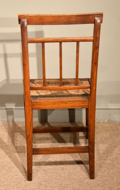 GEORGE III ELM COUNTRY DINING CHAIRS - ADDITIONAL PHOTO 4