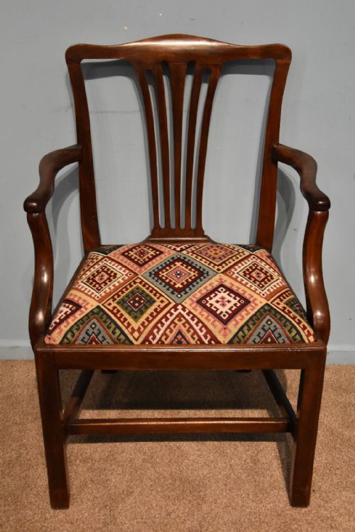 george iii armchair desk chair - CATEGORY: ANTIQUE CHAIRS - DATED 18TH CENTURY