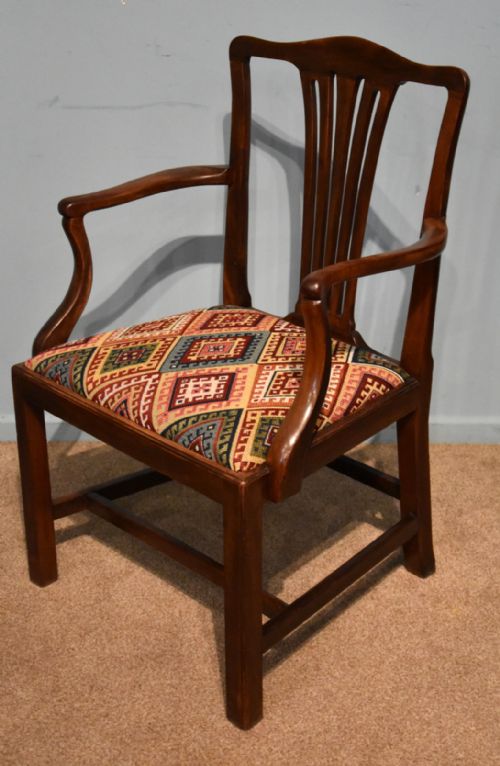 GEORGE III ARMCHAIR DESK CHAIR - ADDITIONAL PHOTO 3