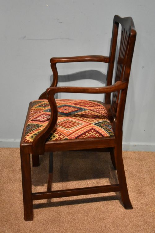 GEORGE III ARMCHAIR DESK CHAIR - ADDITIONAL PHOTO 4