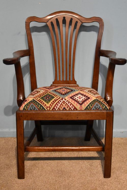 george iii mahogany armchair - CATEGORY: ANTIQUE CHAIRS - DATED 18TH CENTURY