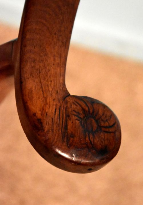 GEORGE III MAHOGANY ARMCHAIR - ADDITIONAL PHOTO 4