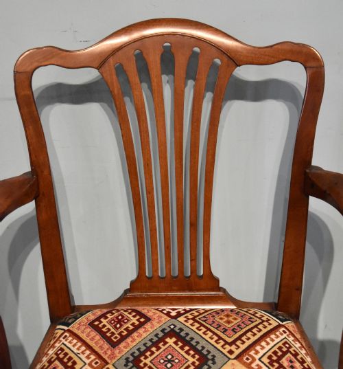 GEORGE III MAHOGANY ARMCHAIR - ADDITIONAL PHOTO 5