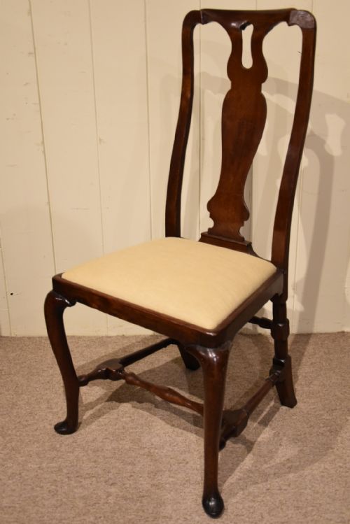 WALNUT DINING CHAIRS 18TH CENTURY - ADDITIONAL PHOTO 2
