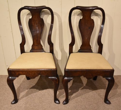 WALNUT DINING CHAIRS 18TH CENTURY - ADDITIONAL PHOTO 10
