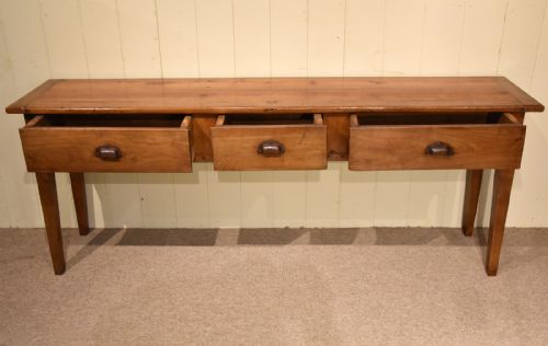 FRENCH SERVER SIDEBOARD WILD CHERRY WOOD - ADDITIONAL PHOTO 1