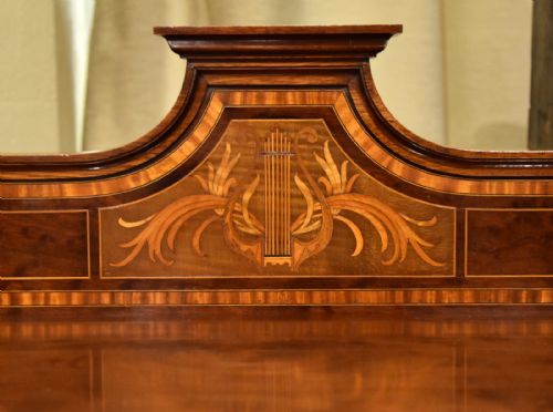 MAHOGANY BOOKCASE SHERATON REVIVAL - ADDITIONAL PHOTO 3