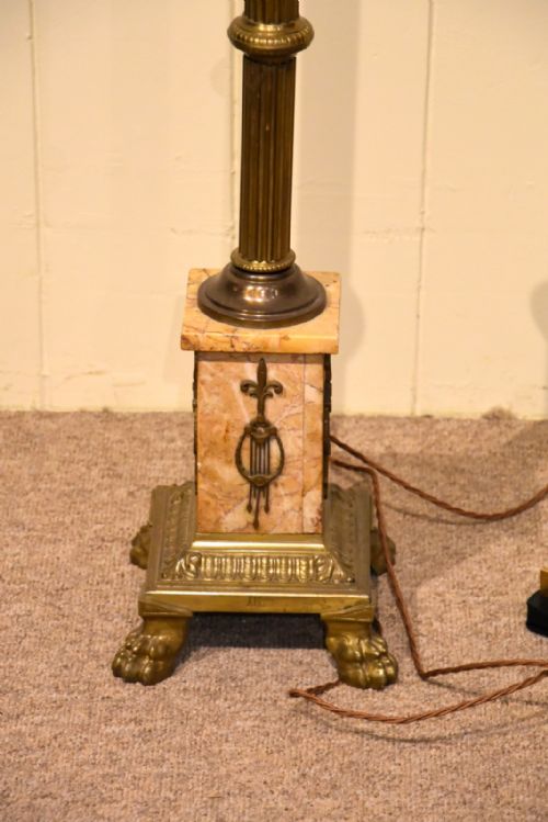 DUTCH STANDARD LAMP CORINTHIAN COLUMN - ADDITIONAL PHOTO 1
