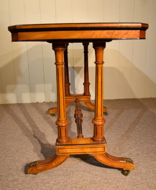 SATINWOOD CONSOLE TABLES SIDE TABLES AESTHETIC MOVEMENT - ADDITIONAL PHOTO 8