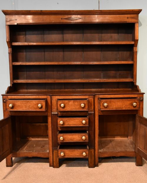 MID 19TH CENTURY ANGLESEY OAK DRESSER - ADDITIONAL PHOTO 1