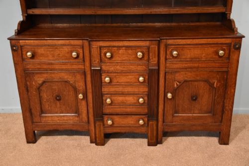 MID 19TH CENTURY ANGLESEY OAK DRESSER - ADDITIONAL PHOTO 5