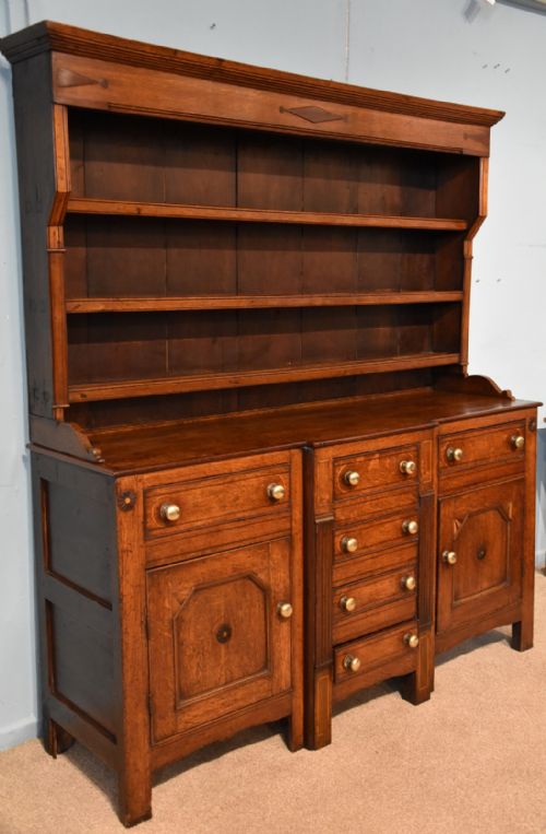 MID 19TH CENTURY ANGLESEY OAK DRESSER - ADDITIONAL PHOTO 6