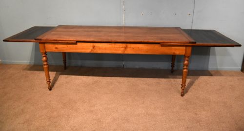 FRENCH FARMHOUSE CHERRY DINING TABLE EXTENDING - ADDITIONAL PHOTO 3