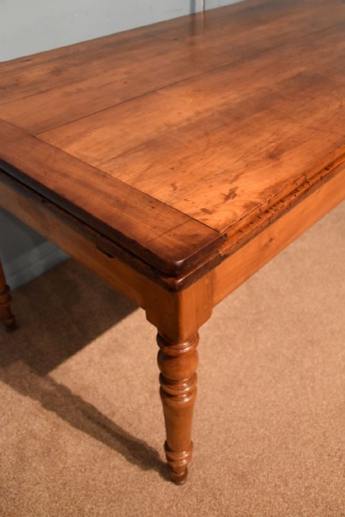 FRENCH FARMHOUSE CHERRY DINING TABLE EXTENDING - ADDITIONAL PHOTO 7