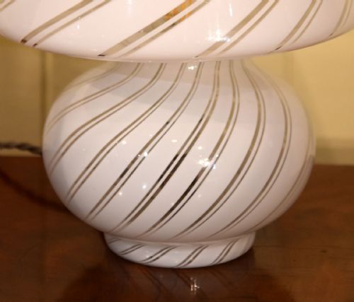 WHITE MURANO LAMPS 1955 - ADDITIONAL PHOTO 1