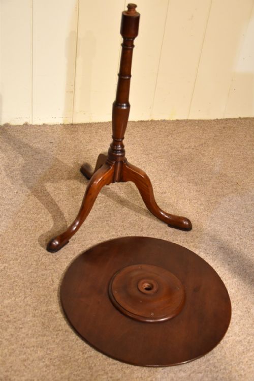 REGENCY PERIOD MAHOGANY LAMPWINE TABLE - ADDITIONAL PHOTO 3