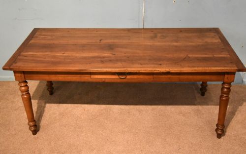 FRENCH COUNTRY WALNUT FARMHOUSE TABLE - ADDITIONAL PHOTO 3
