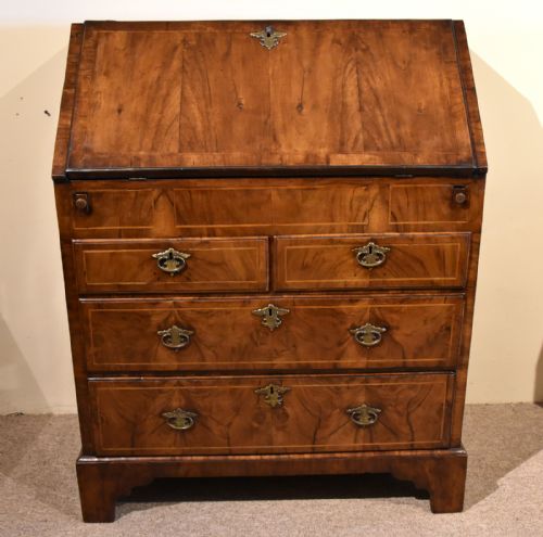 BUREAU GEORGE I WALNUT BEAUTIFUL INTERIOR - ADDITIONAL PHOTO 4