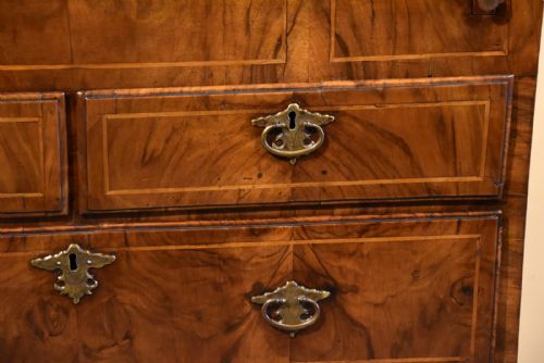 BUREAU GEORGE I WALNUT BEAUTIFUL INTERIOR - ADDITIONAL PHOTO 5