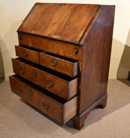BUREAU GEORGE I WALNUT BEAUTIFUL INTERIOR - ADDITIONAL PHOTO 7