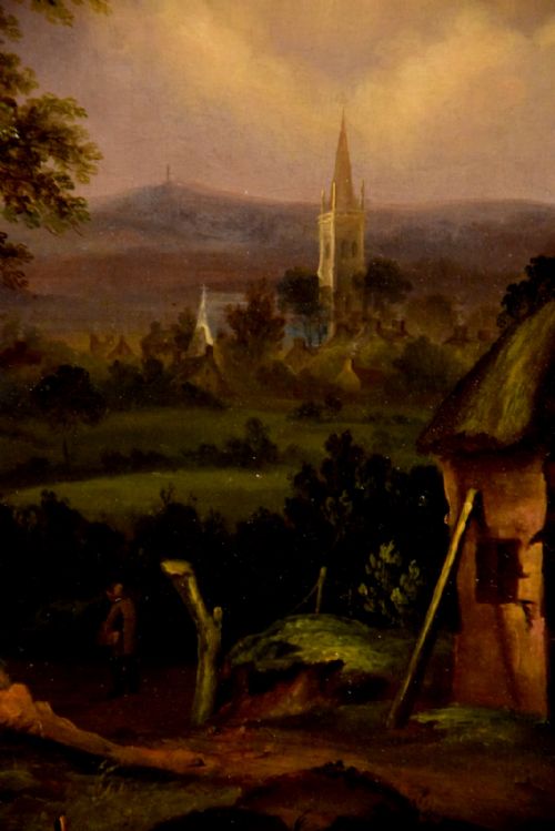 OIL PAINTING BY JOHN WALLACE TUCKER VIEW FROM THE MARGYIOL HEAD - ADDITIONAL PHOTO 2
