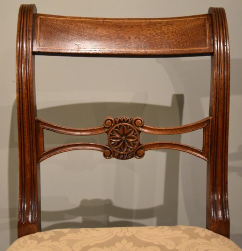 EIGHT REGENCY MAGOGANY DINING CHAIRS - ADDITIONAL PHOTO 2