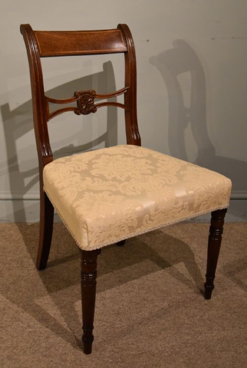EIGHT REGENCY MAGOGANY DINING CHAIRS - ADDITIONAL PHOTO 5