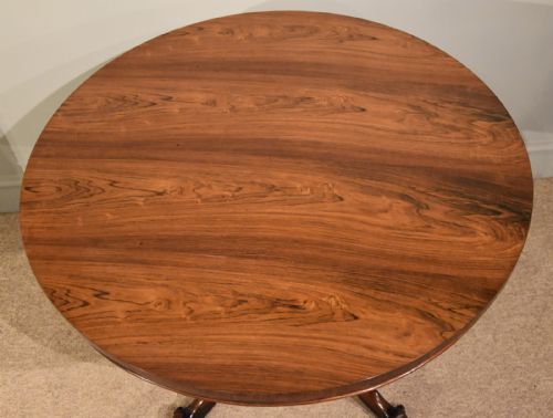 ROSEWOOD CENTRE DINING TABLE 19TH CENTURY - ADDITIONAL PHOTO 5