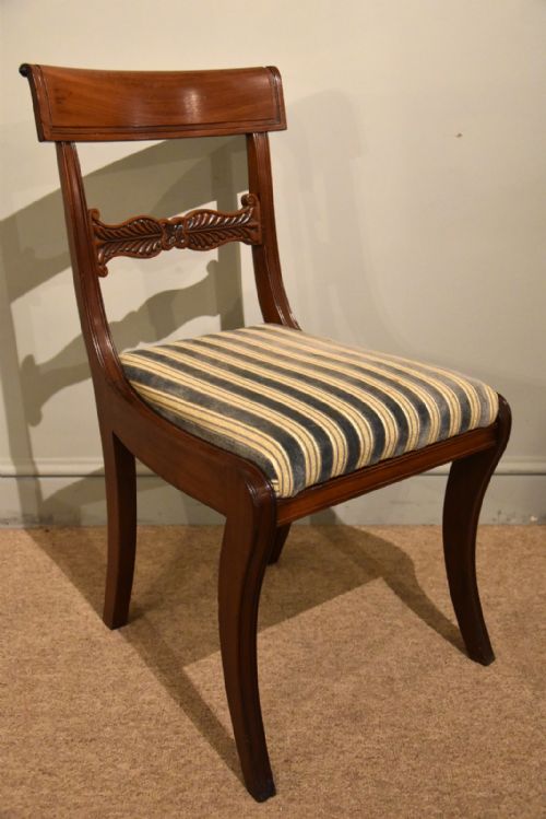 SET OF SIX REGENCY DINING CHAIRS - ADDITIONAL PHOTO 4