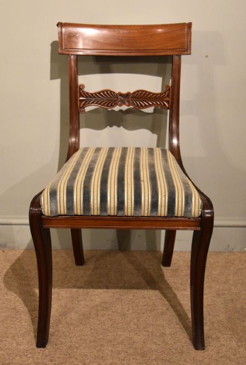 SET OF SIX REGENCY DINING CHAIRS - ADDITIONAL PHOTO 5