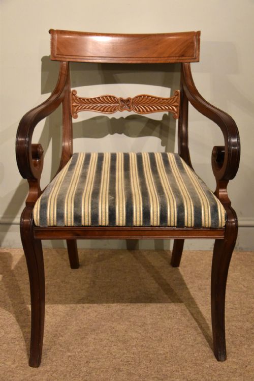 SET OF SIX REGENCY DINING CHAIRS - ADDITIONAL PHOTO 6