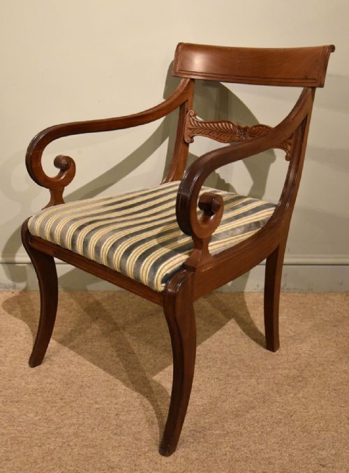 SET OF SIX REGENCY DINING CHAIRS - ADDITIONAL PHOTO 7